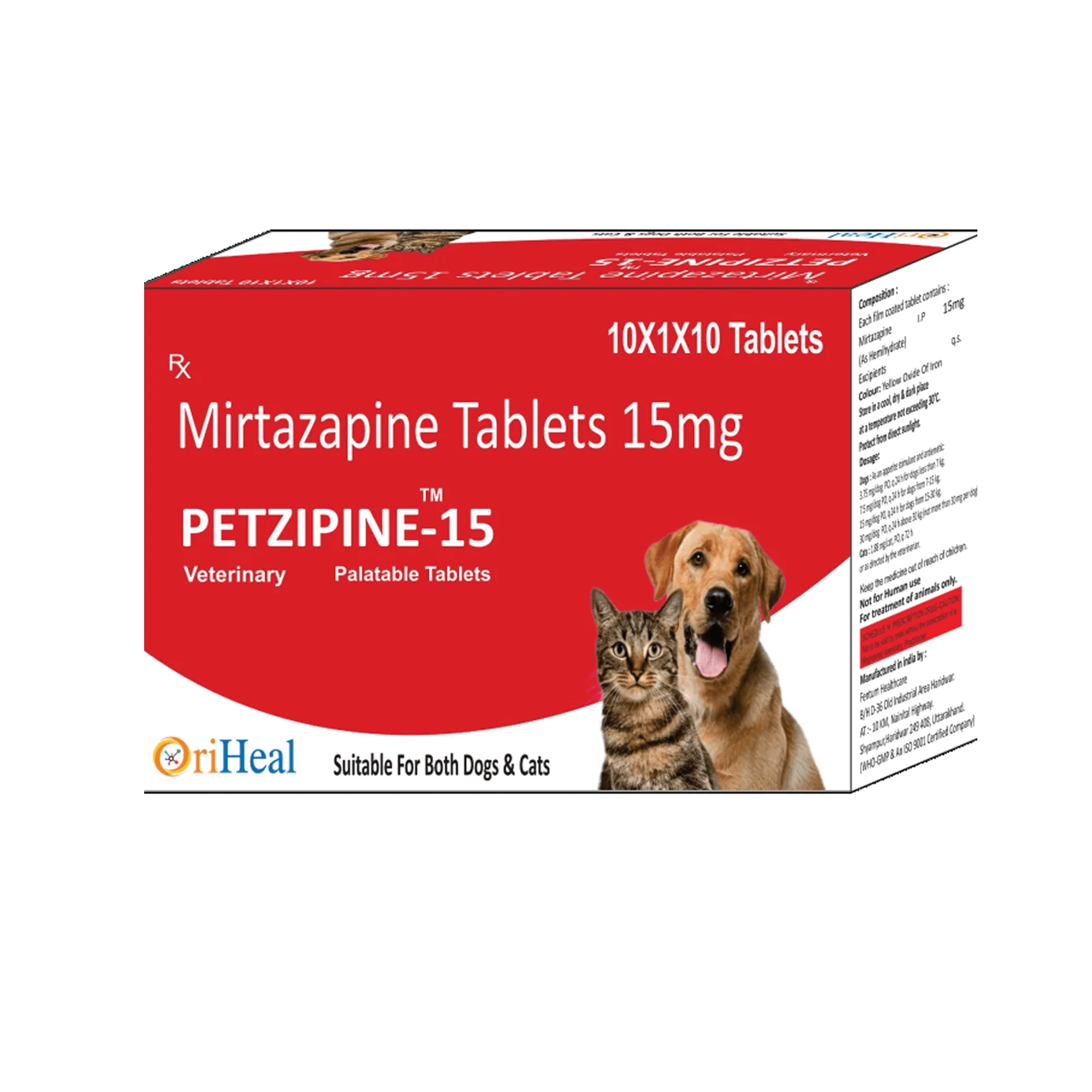Mirtazapine for Dogs and Cats