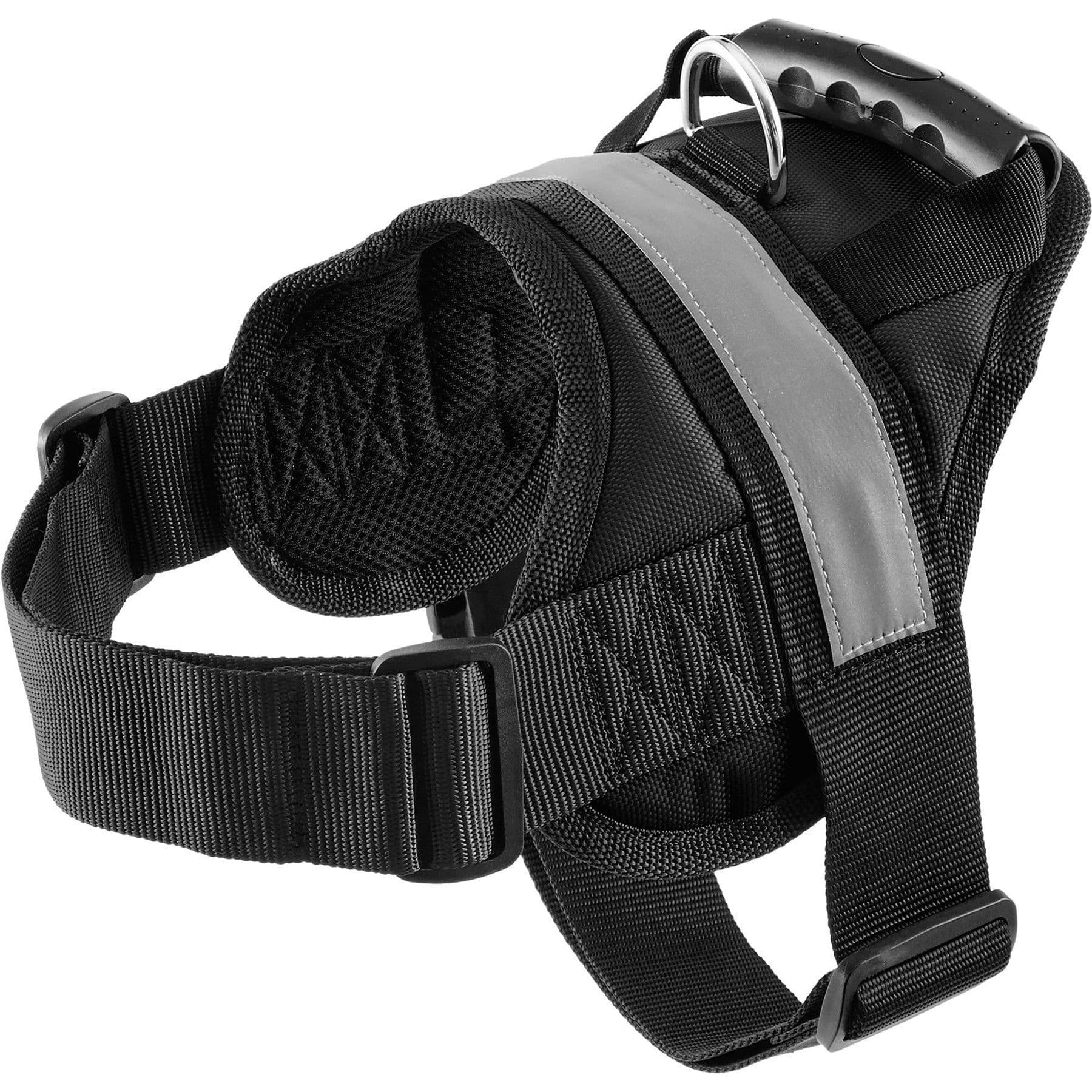 HDP Big Dog No Pull Dog Harness, Black, Large