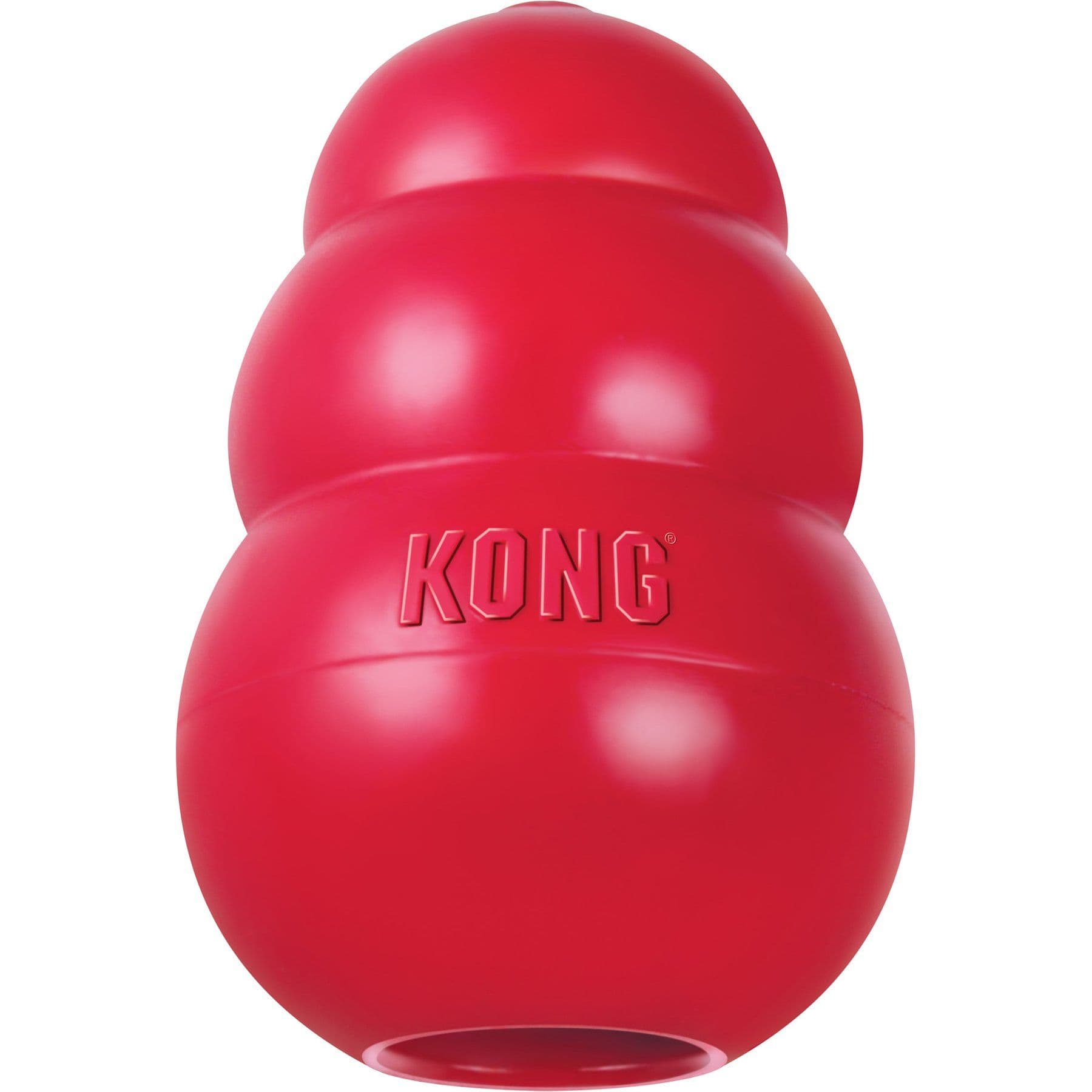 Red KONG Classic rubber dog toy