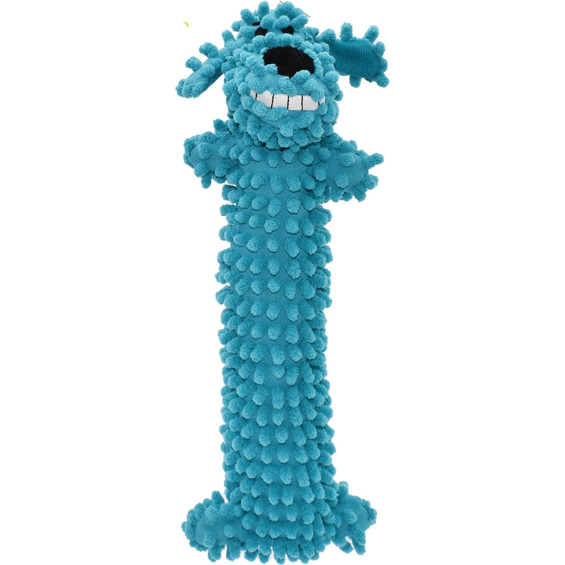 Multipet Loofa Floppy Squeaky Plush Dog Toy, Color Varies, 1 count, 12-in