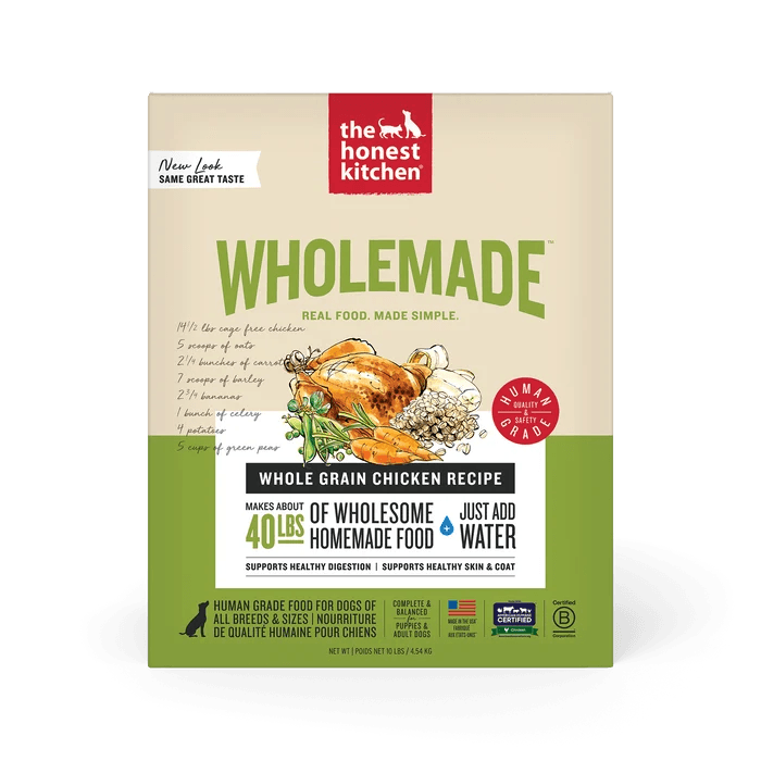 The Honest Kitchen Wholemade Whole Grain Chicken, 10 lb package