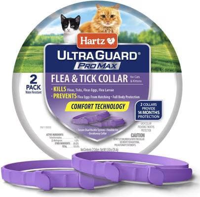 Hartz UltraGuard ProMax Flea and Tick Collar for Cats