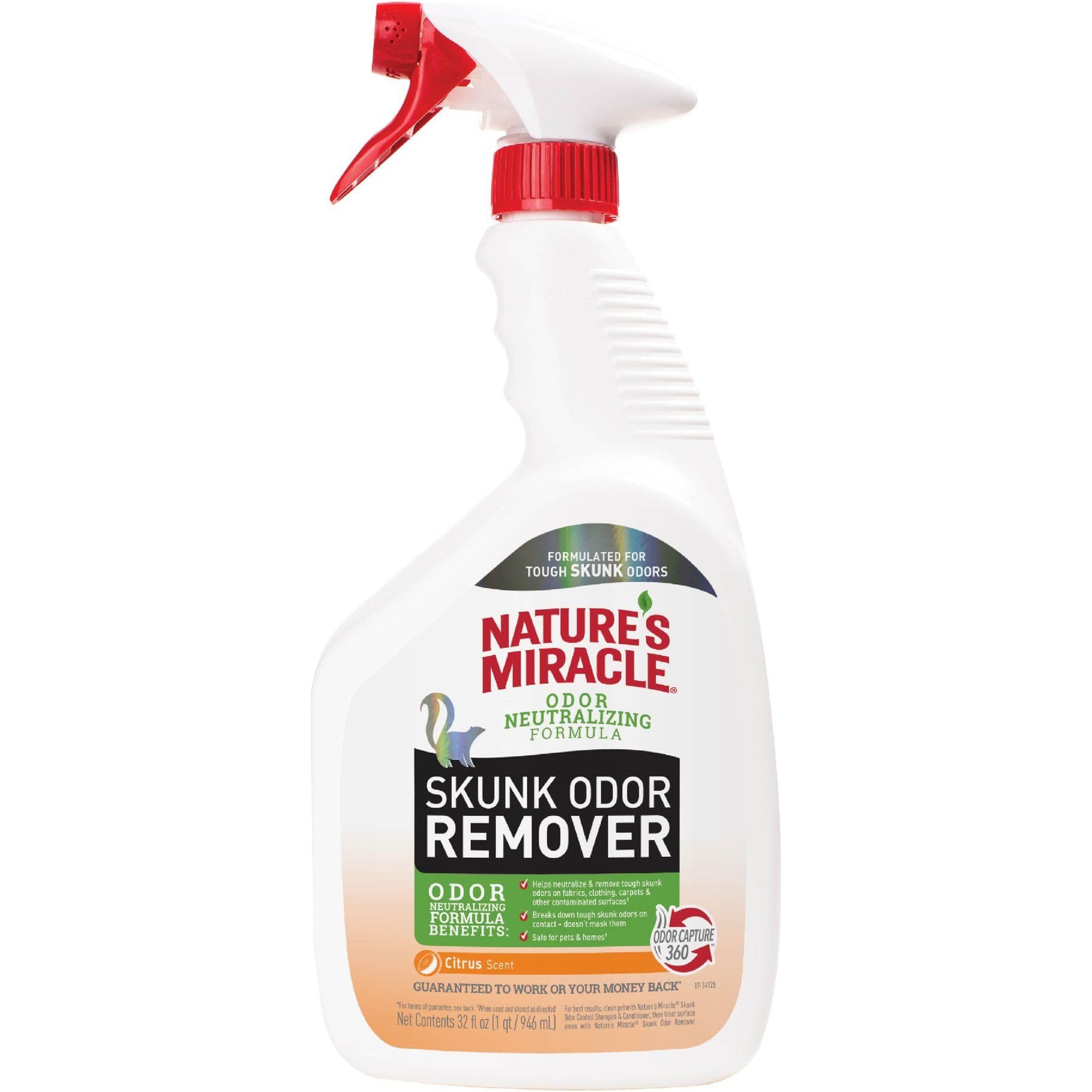 Nature's Miracle Skunk Odor Remover, 32-fl oz bottle