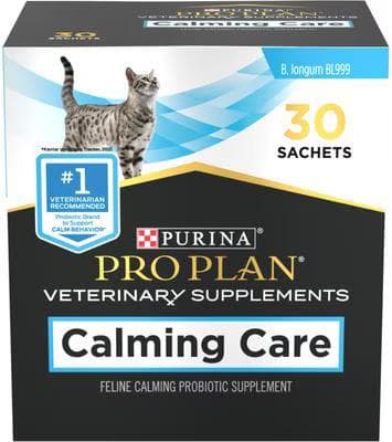 Purina Pro Plan Veterinary Diets Calming Care Cat Supplement, 30 count box of sachets