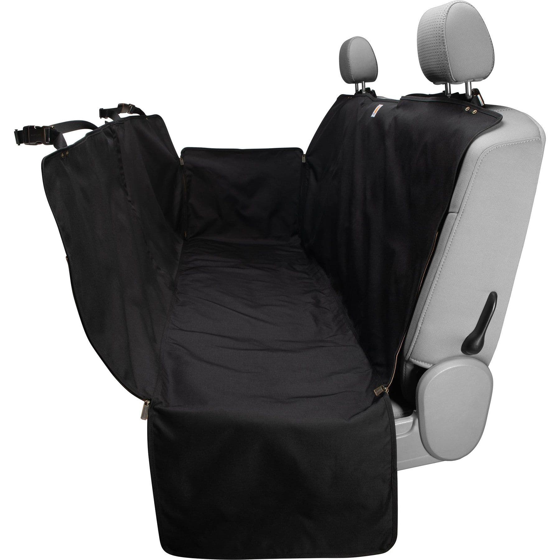 Carhartt Universal Fitted Nylon Duck Pet Hammock Car Seat Cover, Black