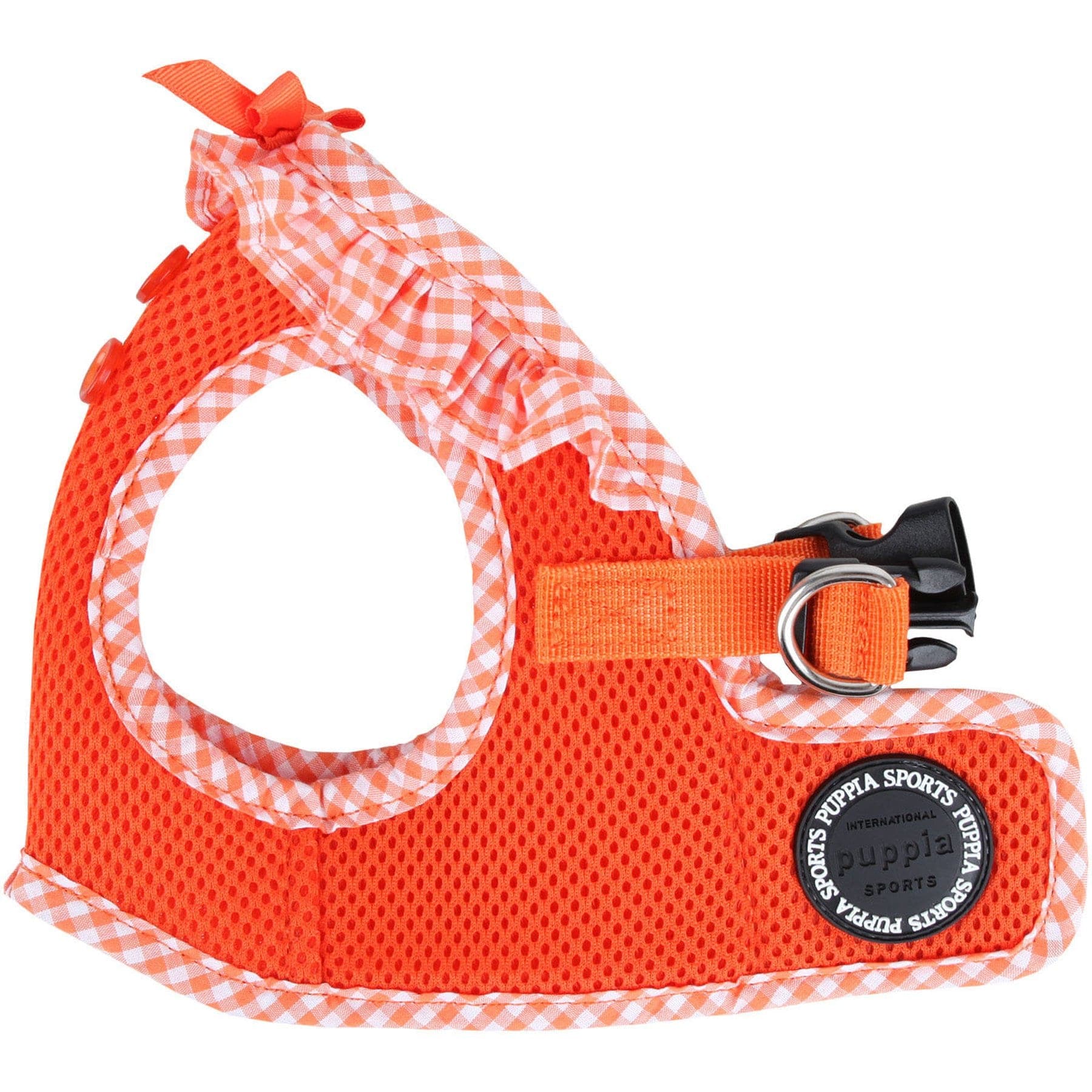 Puppia Vivien Step-In No-Pull Dog Harness, Orange, Small