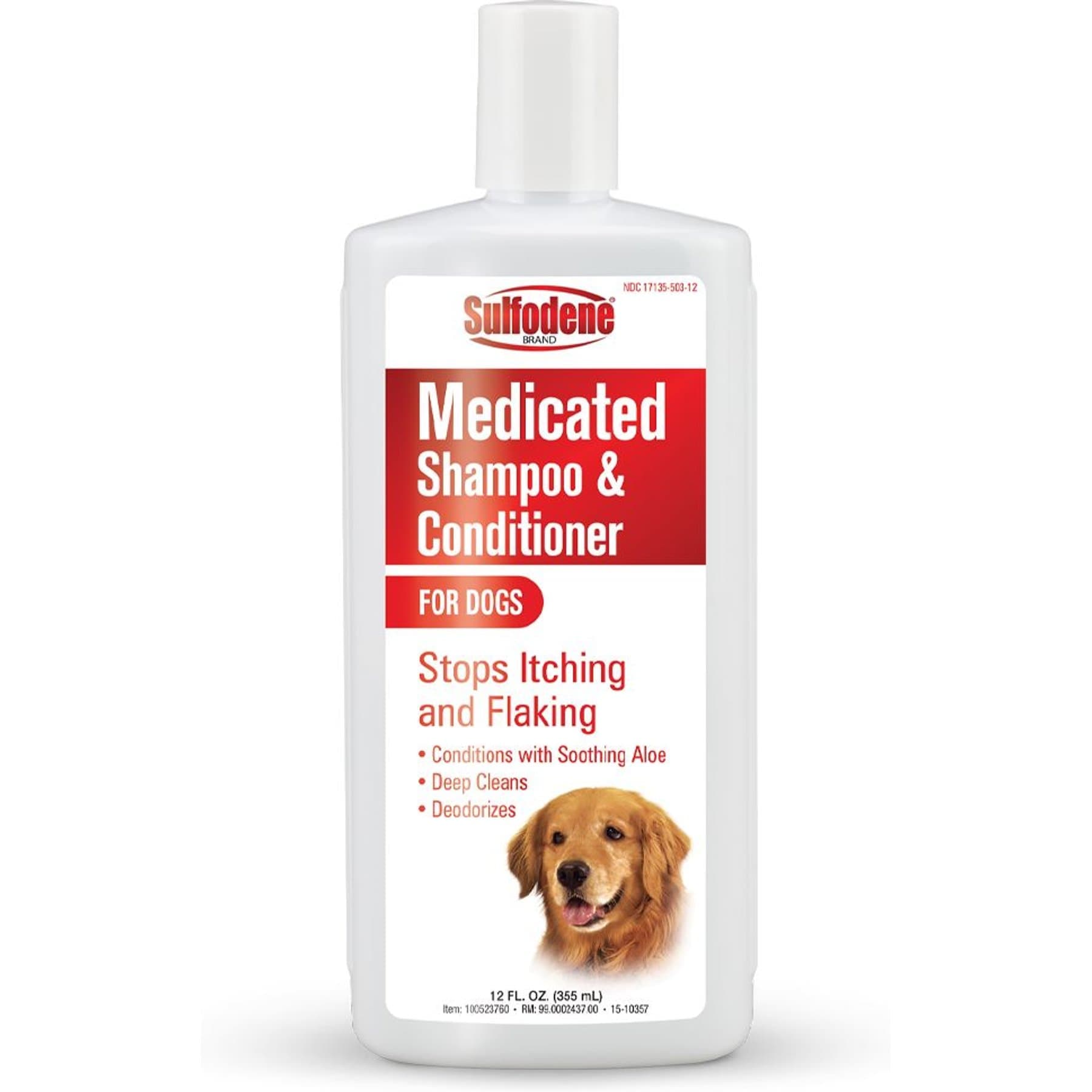 Sulfodene Medicated Dog Shampoo & Conditioner, 12-fl oz