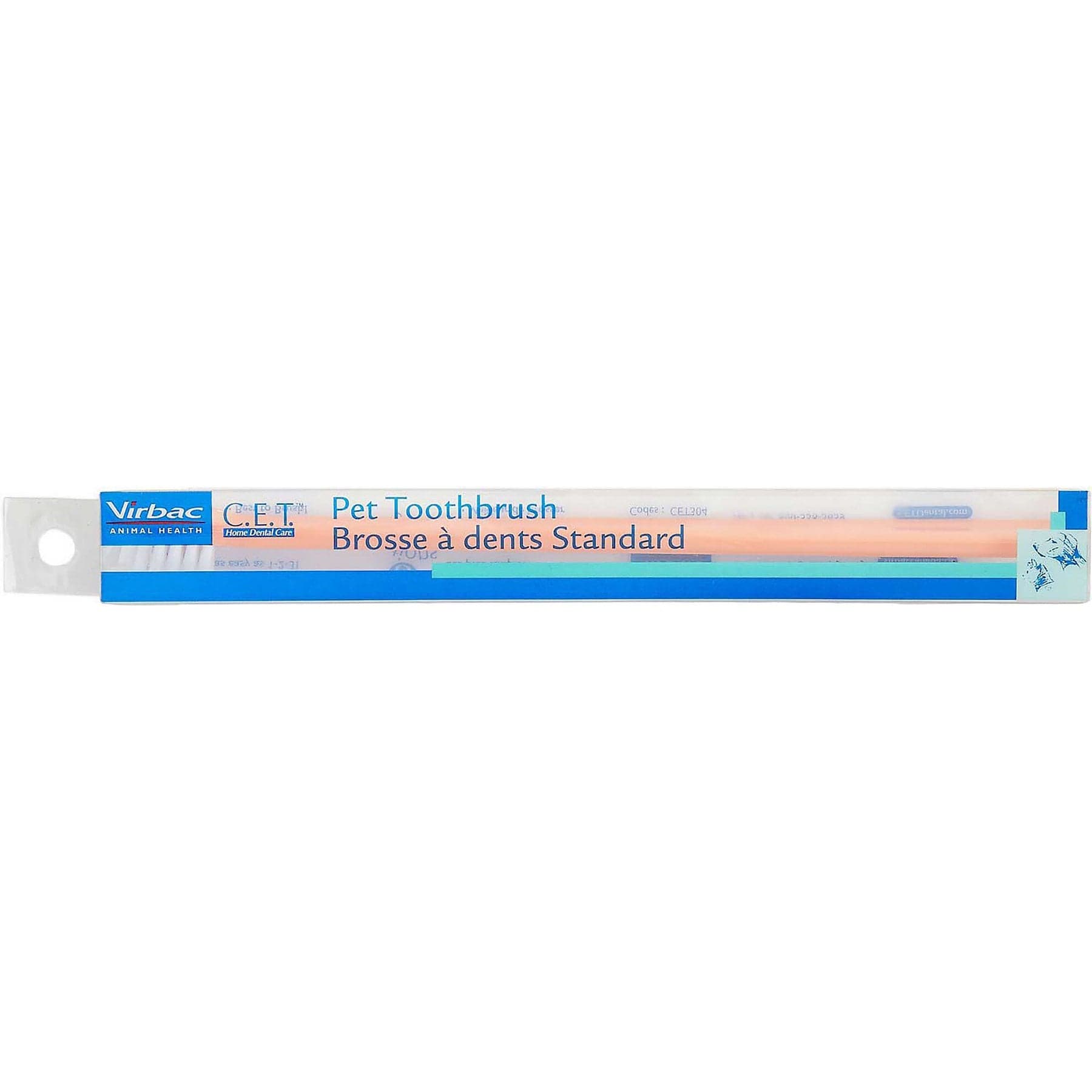 Virbac C.E.T. Dog & Cat Toothbrush, Color Varies