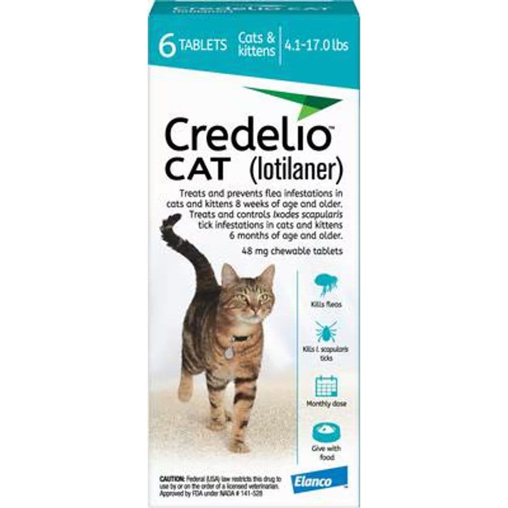 Credelio CAT (lotilaner) chewable tablets for cats