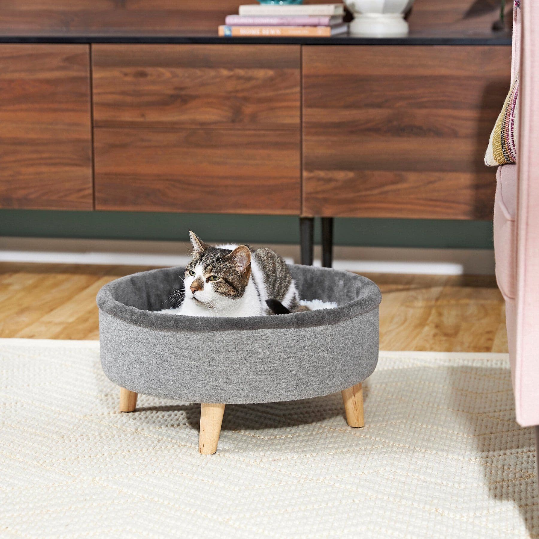 Frisco Modern Elevated Cat Bed