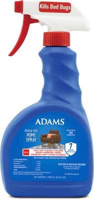 Adams Flea and Tick Home Spray 24 ounce blue trigger bottle