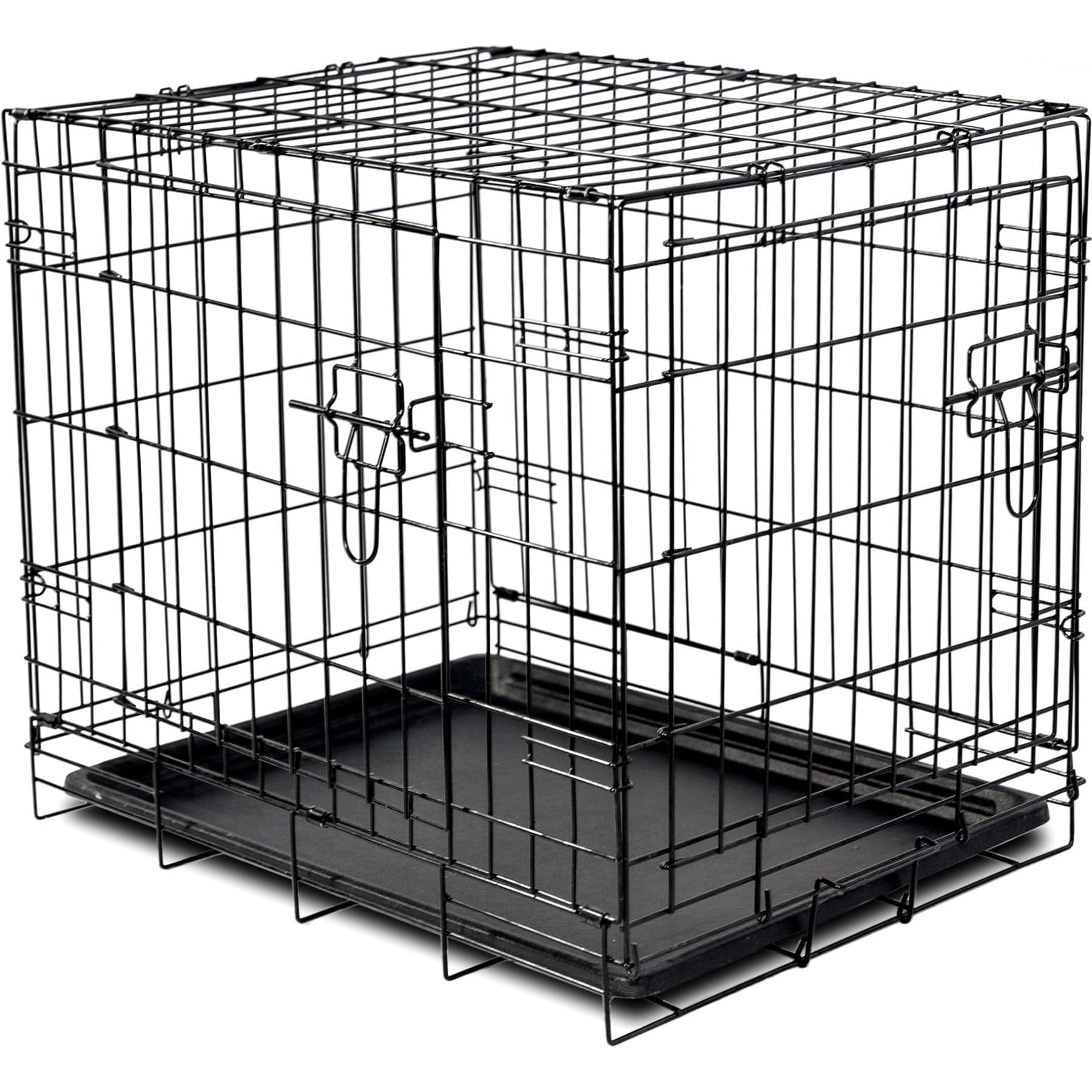 Win World Dog & Cat Crate, Small, Black