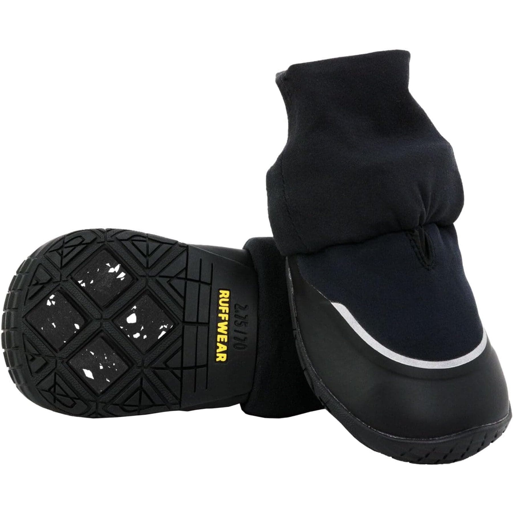 Ruffwear Polar Trex Winter Dog Boots, Obsidian Black, 2.50-in
