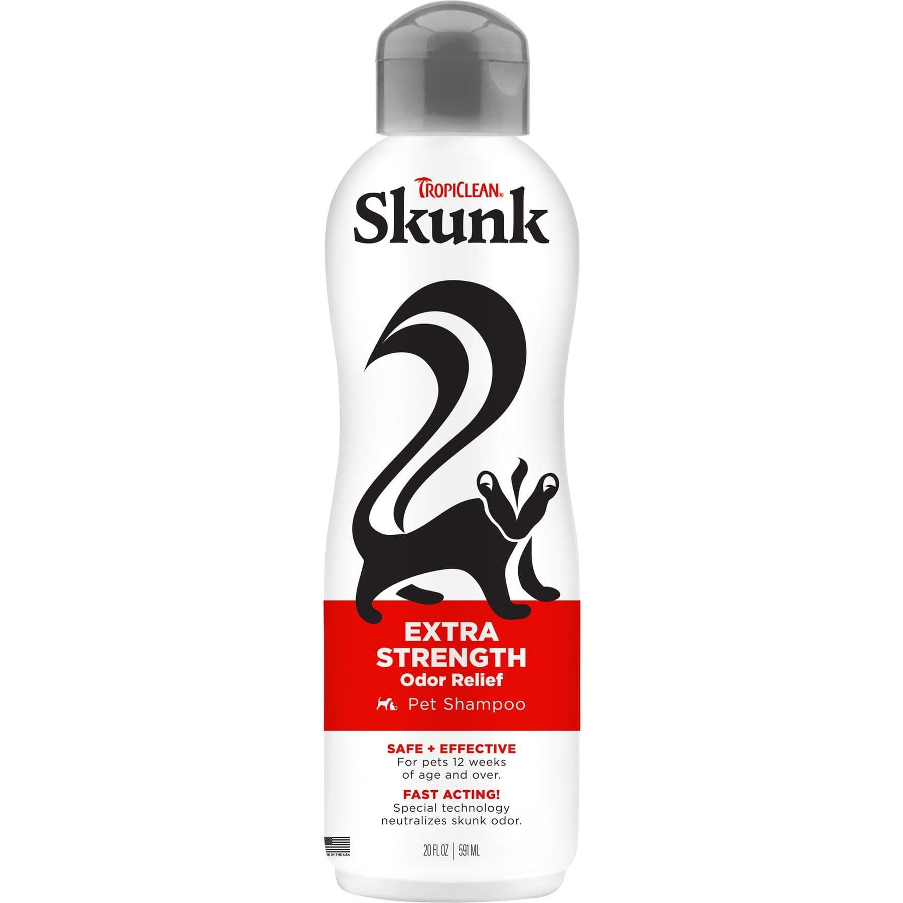 TropiClean Skunk Odor Control Dog & Cat Shampoo, 20-fl oz bottle