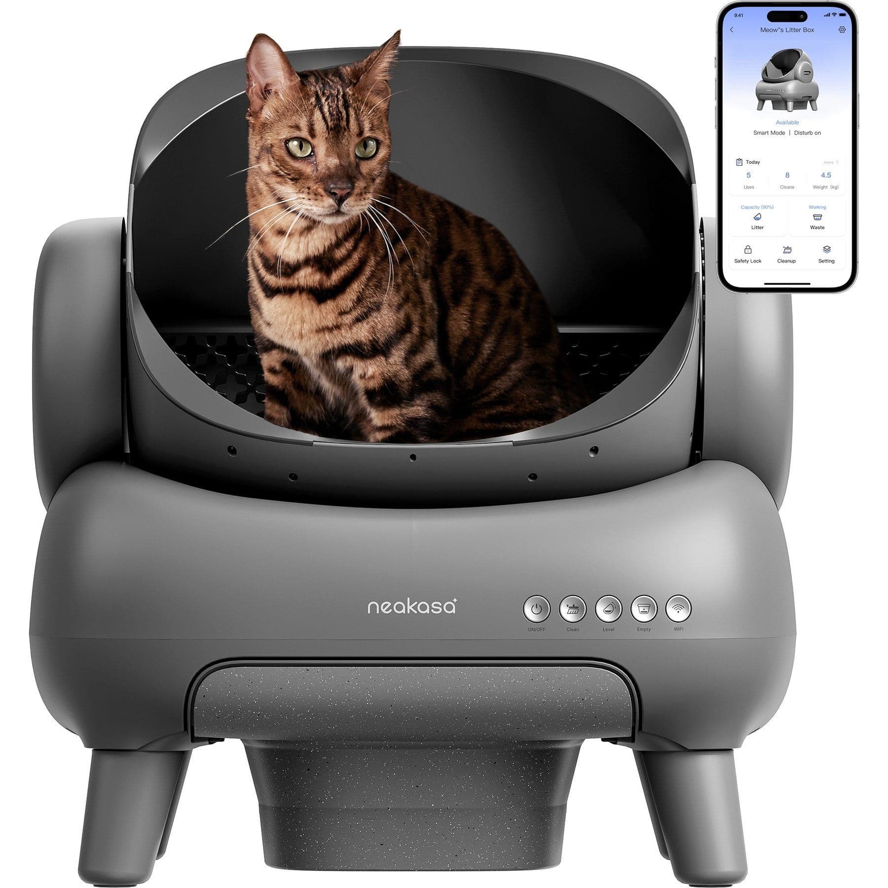 Neakasa M1 Plus Open Top Self-Cleaning Cat Litter Box