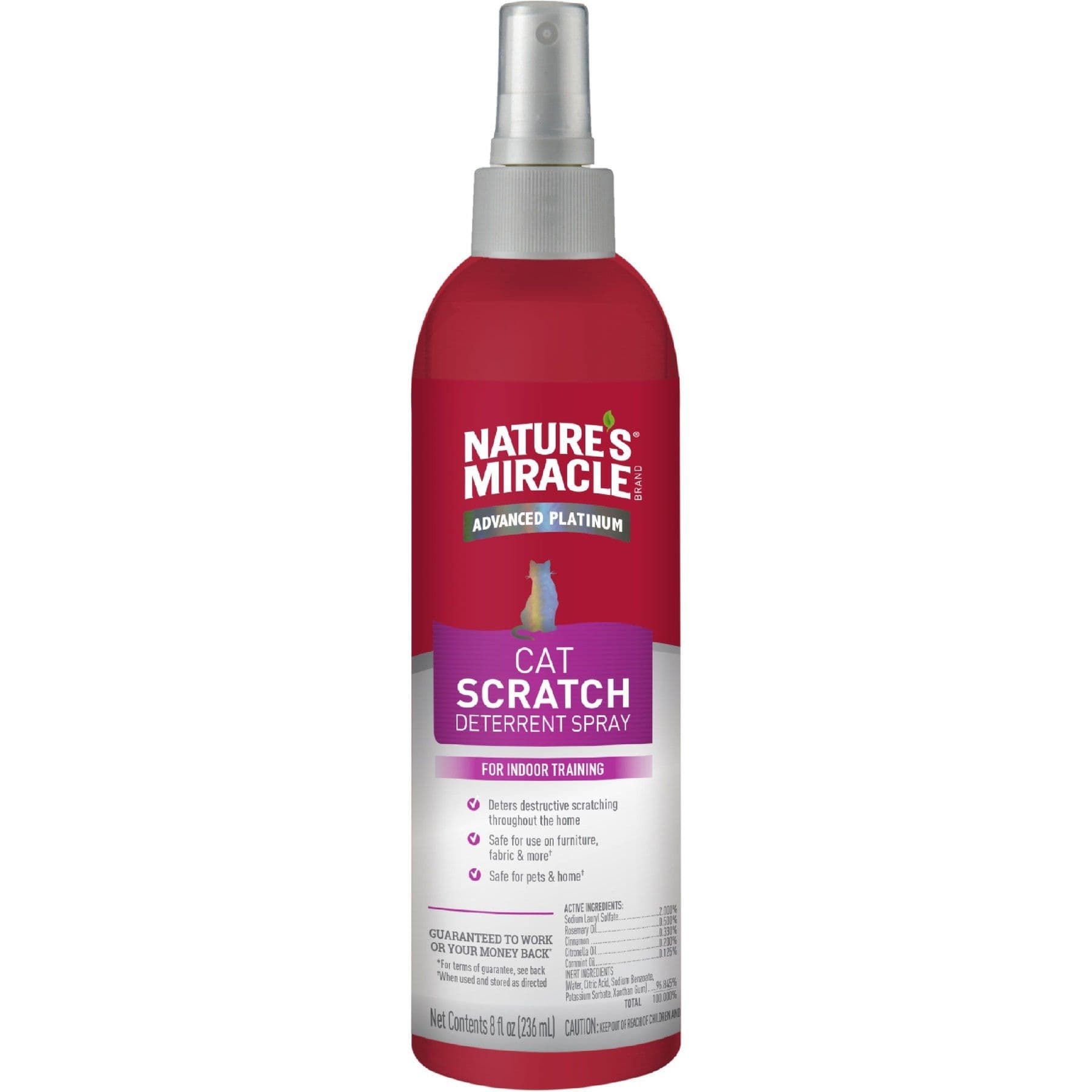 Nature's Miracle Advanced Platinum Cat Scratch Deterrent Spray, 8-fl oz bottle