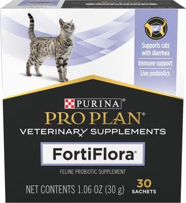 Purina Pro Plan FortiFlora feline probiotic supplement, 30 sachets