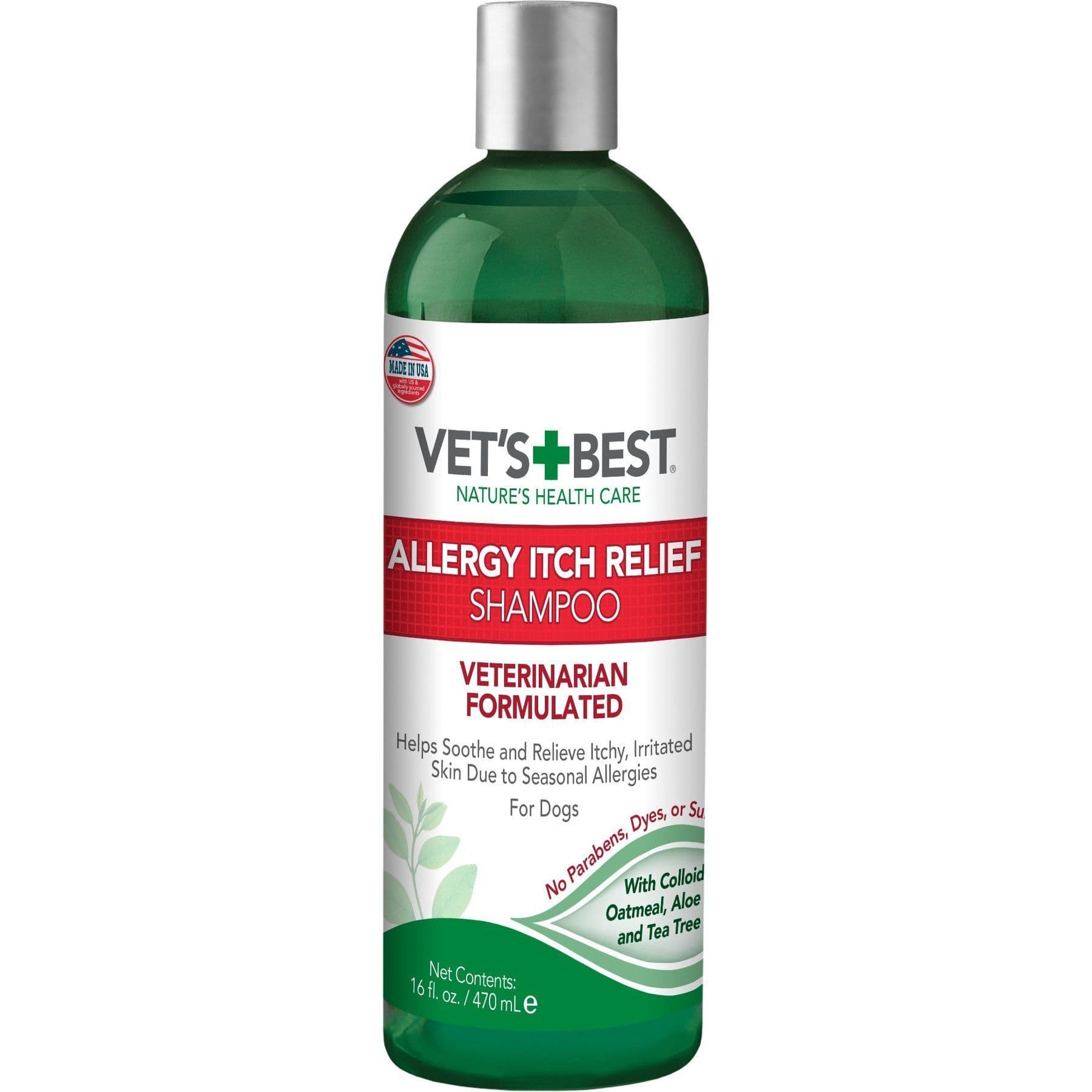 Vet's Best Allergy Itch Relief Shampoo for Dogs, 16-fl oz bottle