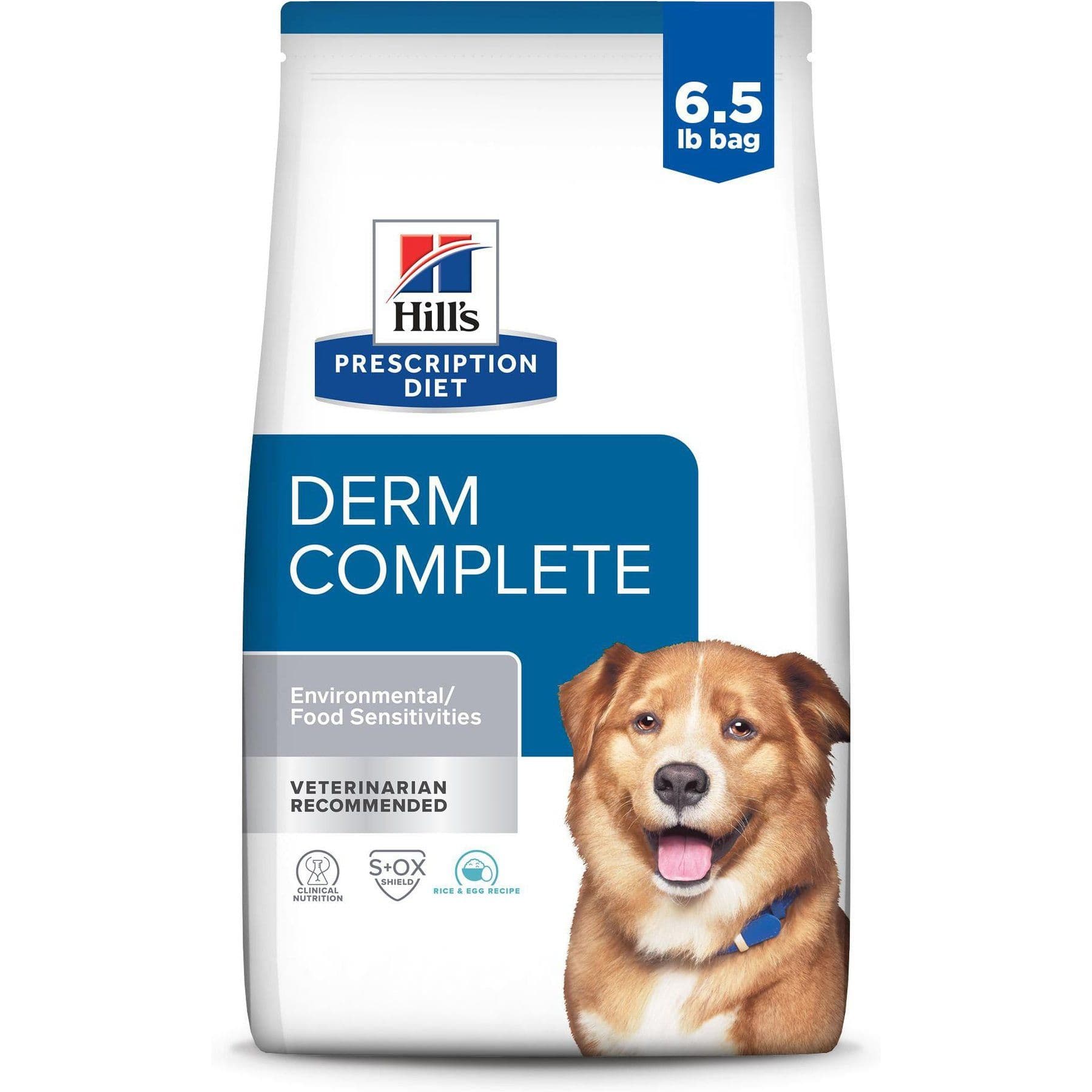 Hill's Prescription Diet Derm Complete Dry Dog Food, 6.5-lb bag