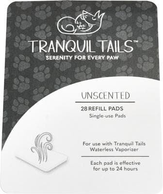 Tranquil Tails unscented diffuser refill pads, 28-count retail pack