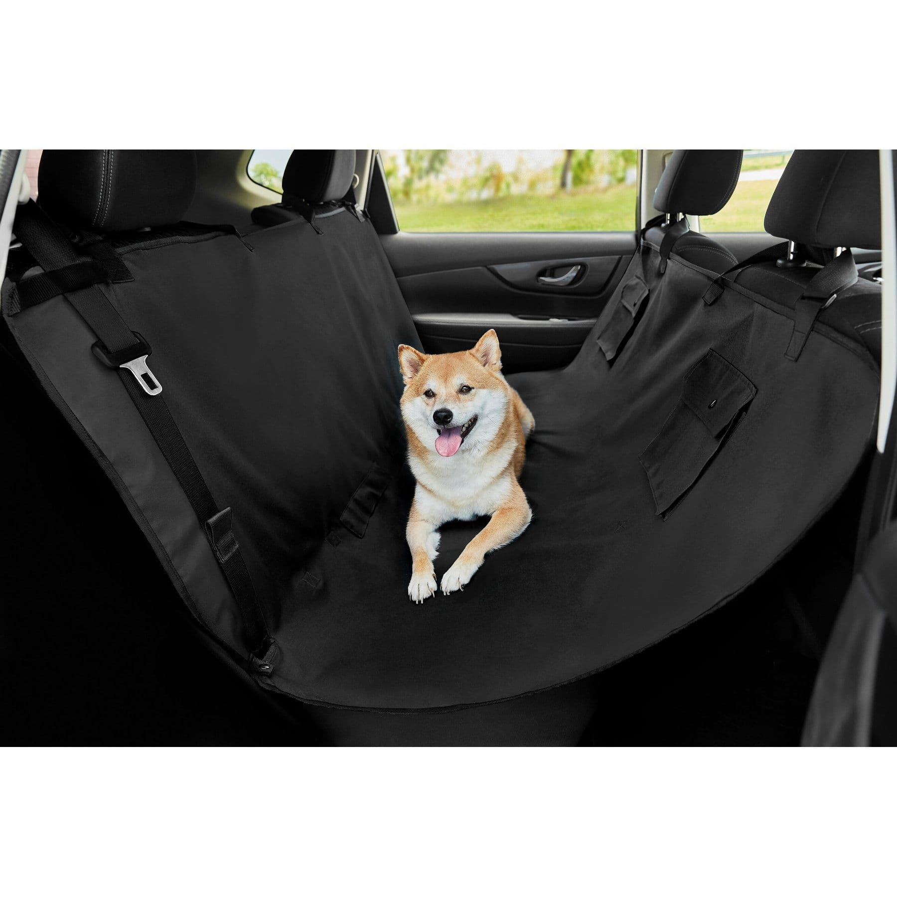 Frisco Water Resistant Hammock Car Seat Cover, Regular, Black