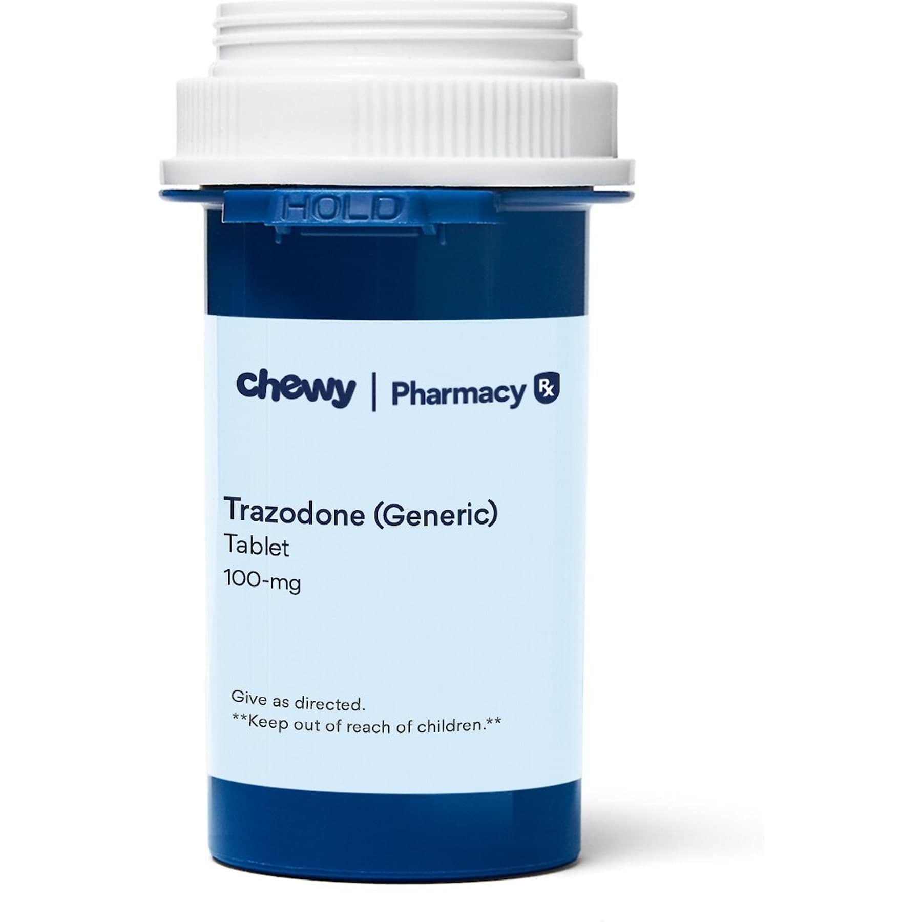 Trazodone (Generic) Tablets, 100 mg, 30 tablets