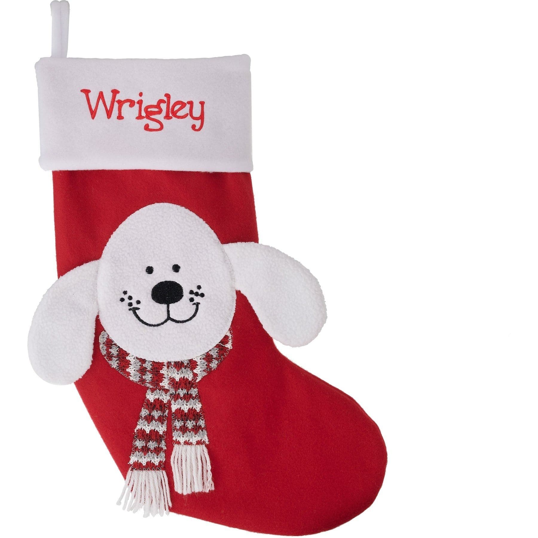 Frisco Christmas Holiday Personalized Dog Stocking