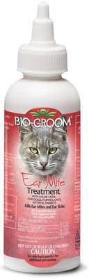 Bio-Groom Ear Mite Treatment with aloe vera, 4-fl oz bottle, for dogs and cats