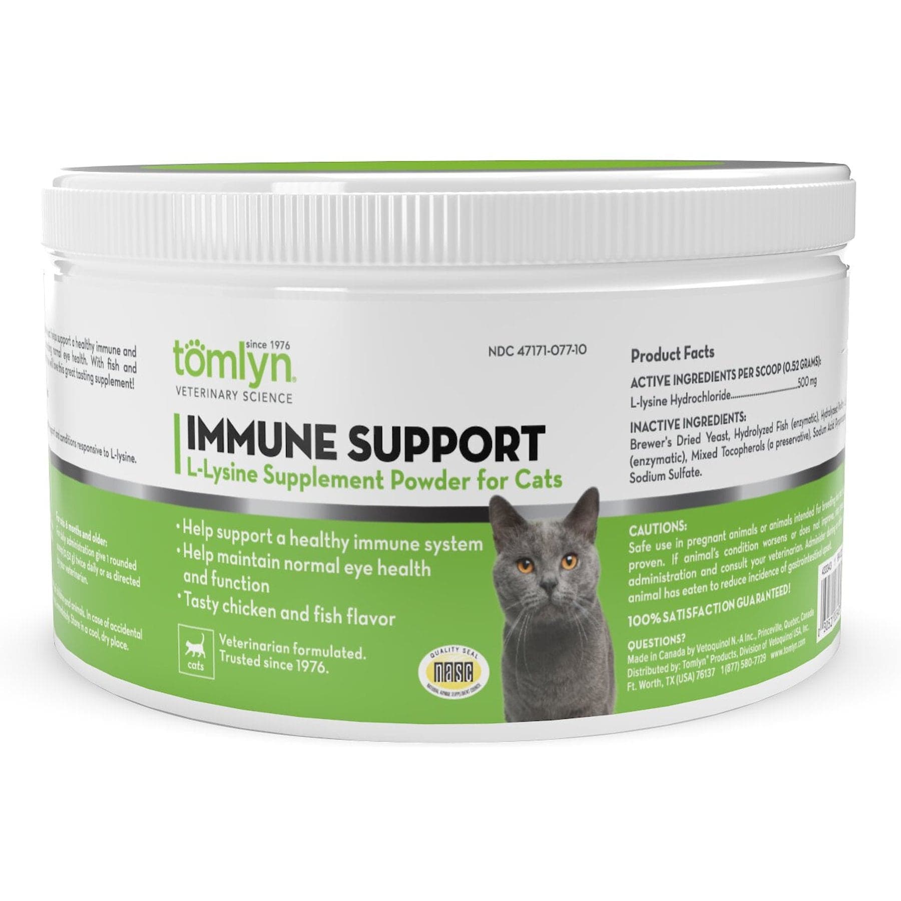 Tomlyn Immune Support Powder Immune Supplement for Cats, 3.5-oz tub