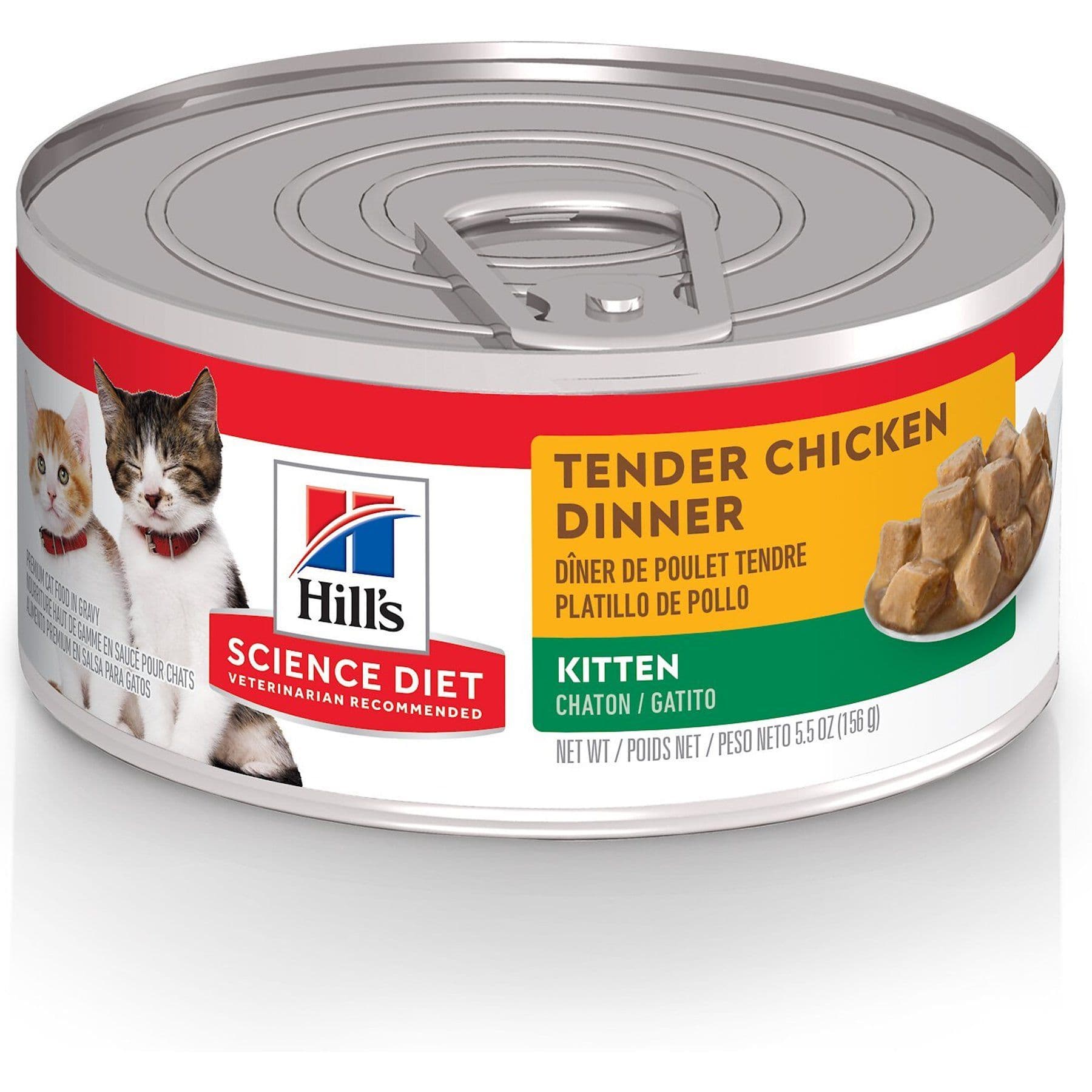 Hill's Science Diet Kitten Chicken Canned Cat Food, 5.5-oz, 24 ct