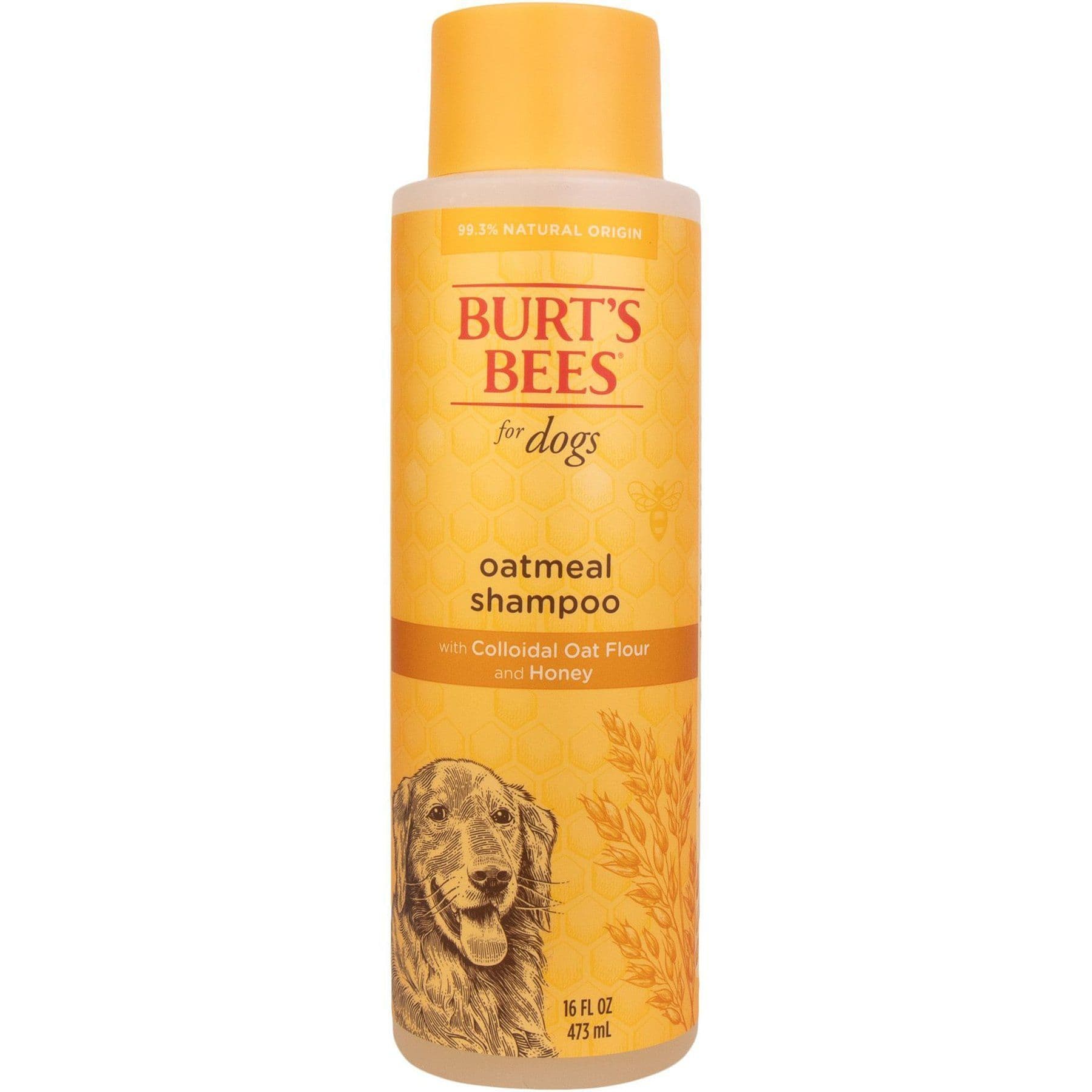 Burt's Bees Oatmeal Shampoo Colloidal Oat Flour & Honey for Dogs, 16oz product bottle