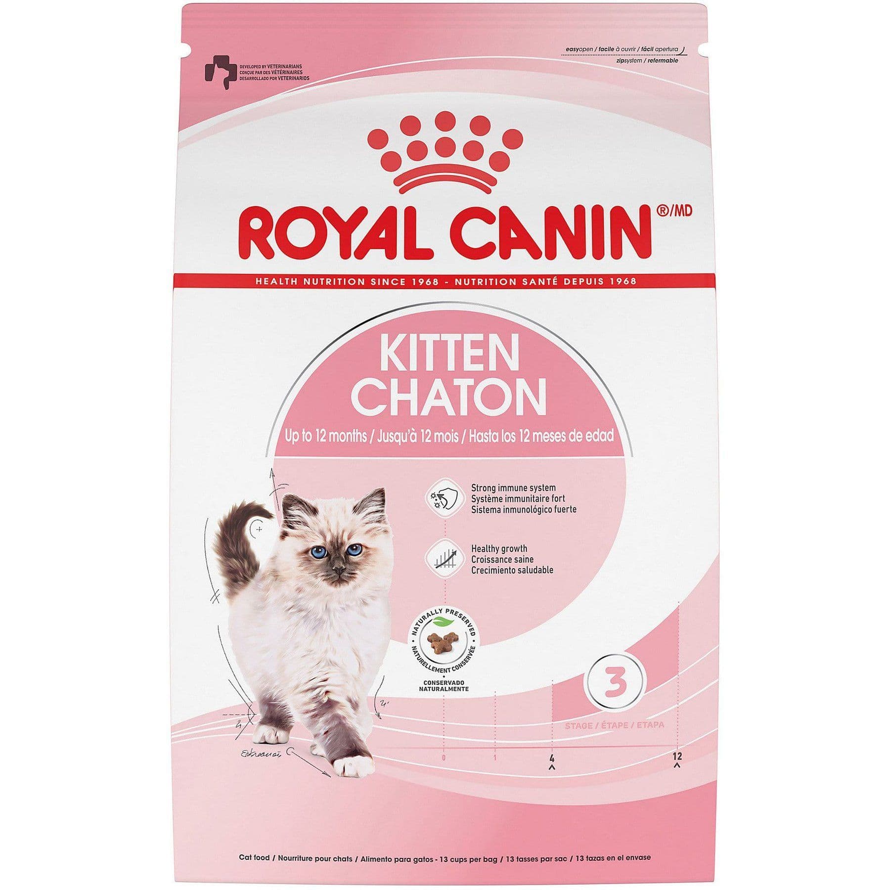 Royal Canin Feline Health Nutrition Kitten Dry Cat Food, 7-lb bag