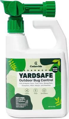 Cedarcide YardSafe outdoor bug control lawn spray hose-end bottle