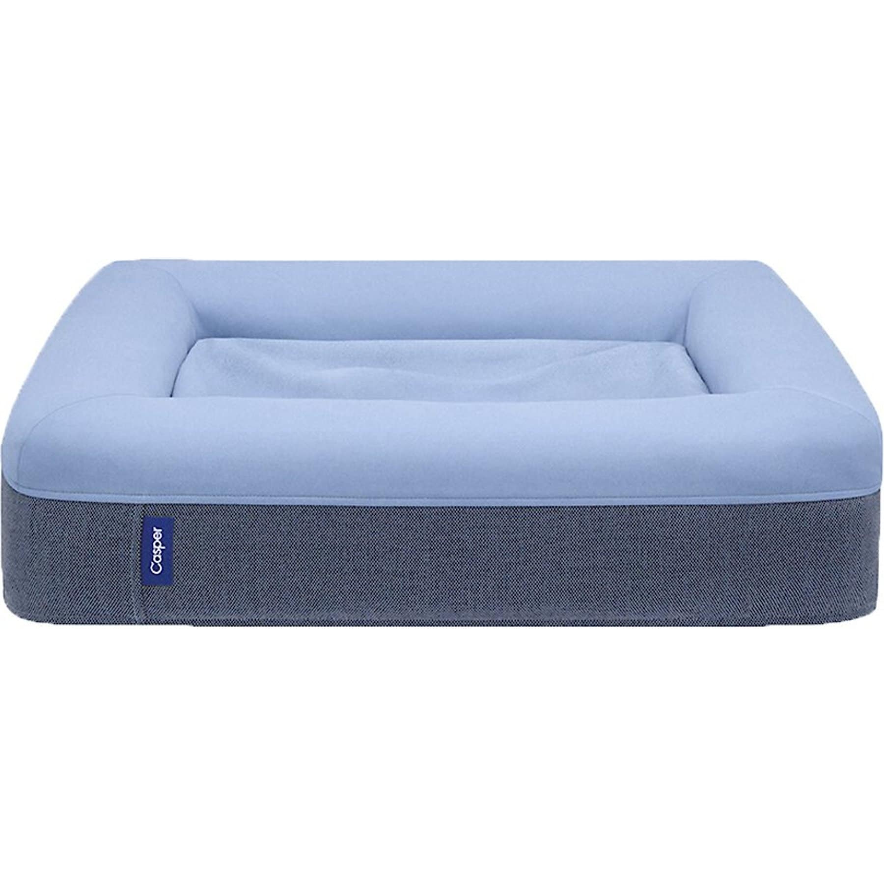 Casper Bolster Dog Bed, Blue, Small