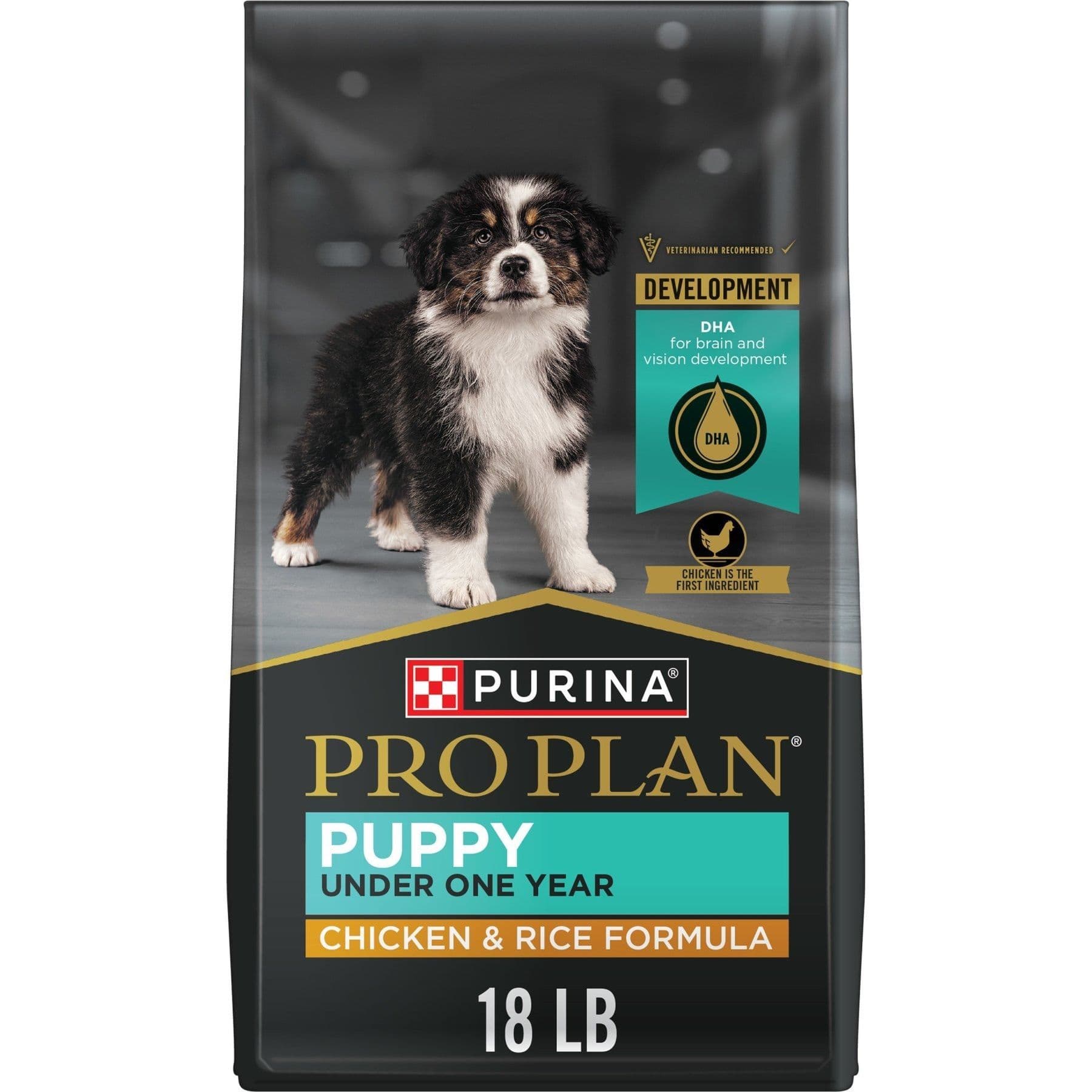 Purina Pro Plan Focus Puppy Chicken & Rice Dry Dog Food, 18-lb bag