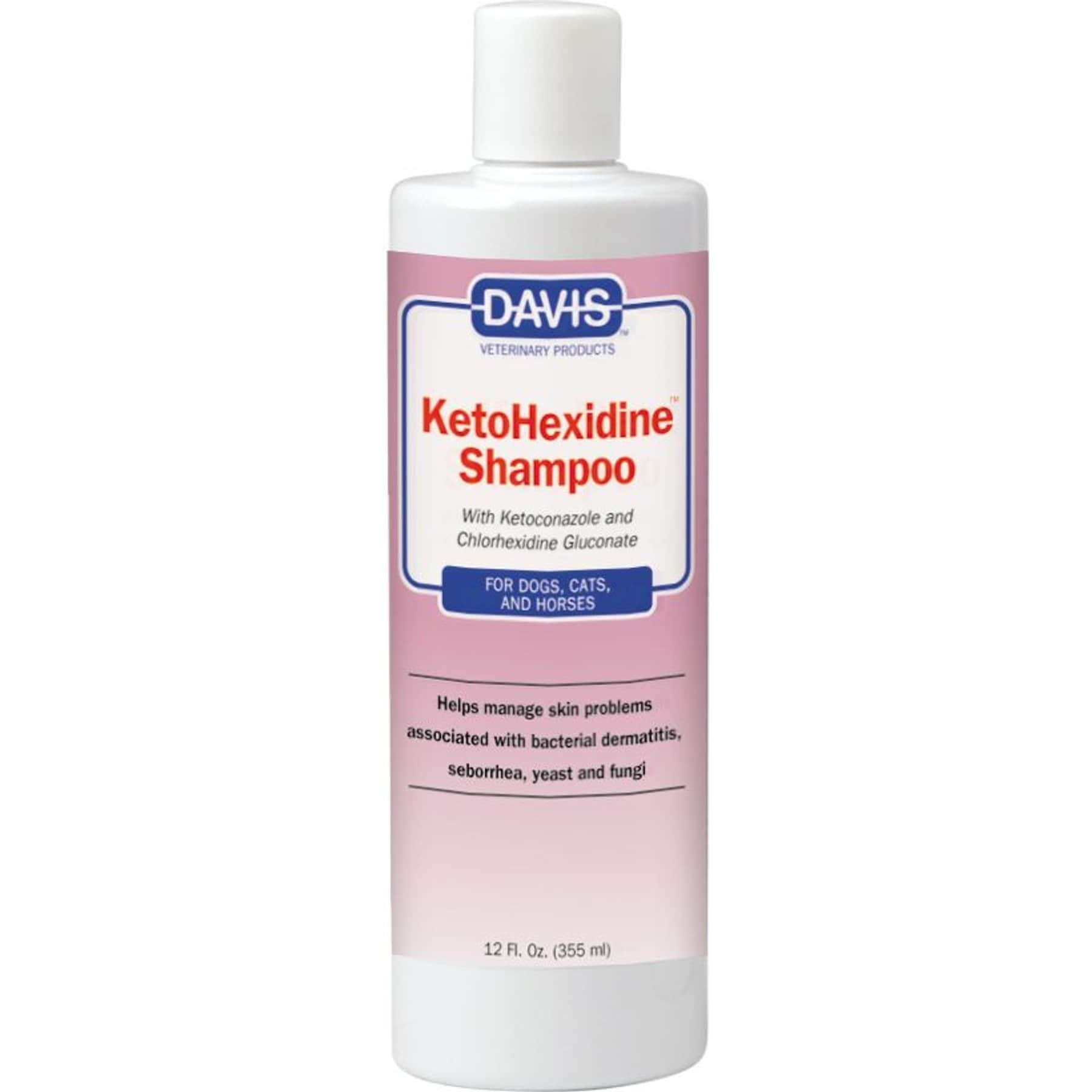 Davis KetoHexidine Dog & Cat Shampoo, 12-fl oz bottle