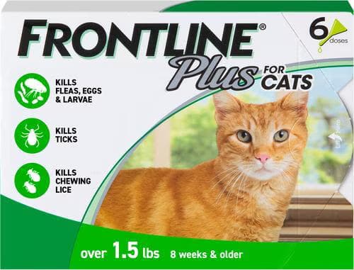 Frontline Plus Flea and Tick Spot Treatment for Cats